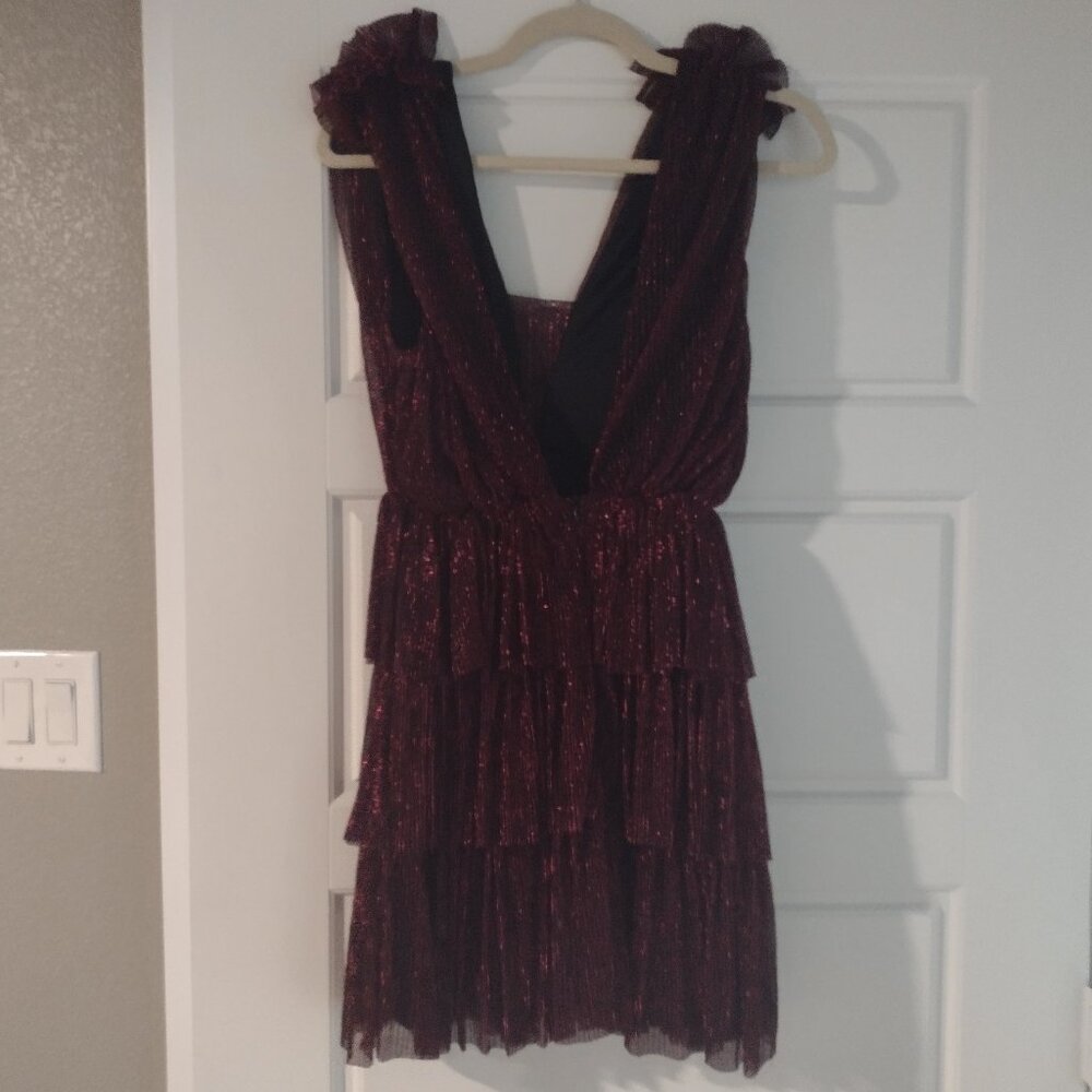 Fate ruffled party dress